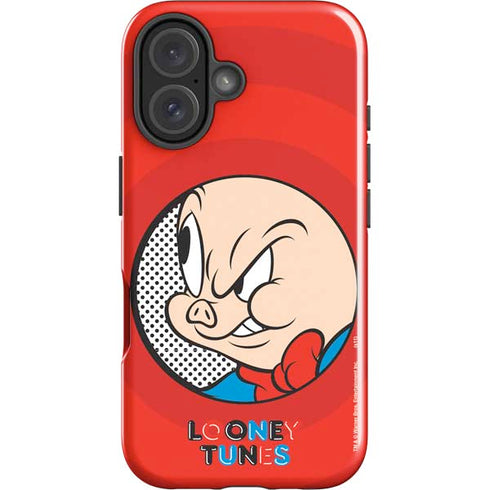 Looney Tunes Porky Pig Full iPhone 16 Impact Case